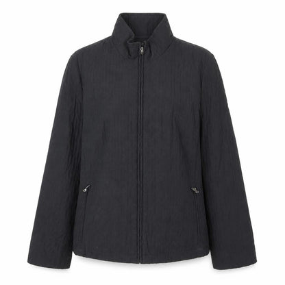 Preworn Womens Black Jacket Size 10 Zip