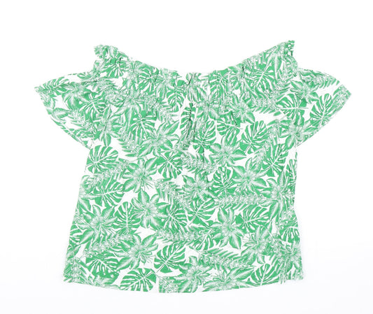 Womens UK Size 12 Atmosphere Green Basic Blouse