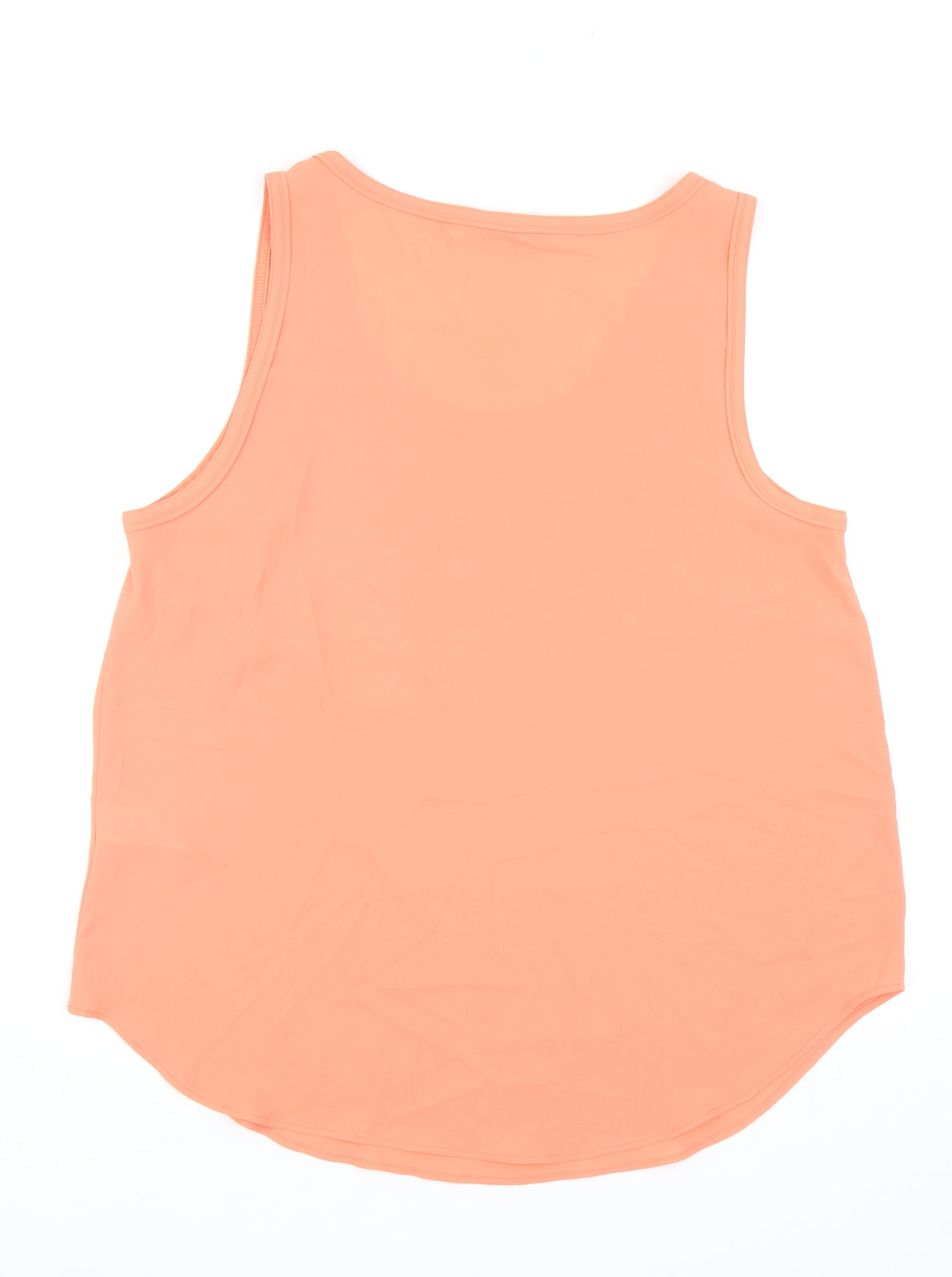Womens UK Size 16 Marks and Spencer Orange Basic Tank