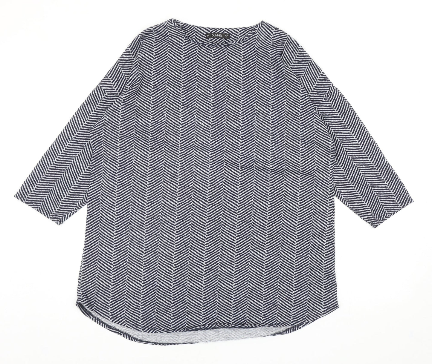Womens UK Size L Dunnes Stores Blue Pullover Jumper