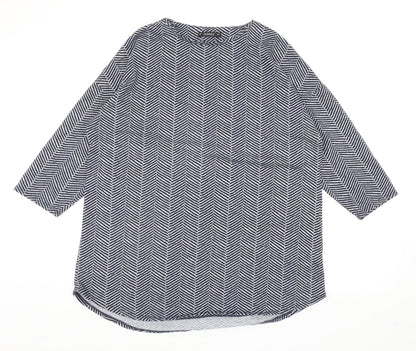 Womens UK Size L Dunnes Stores Blue Pullover Jumper