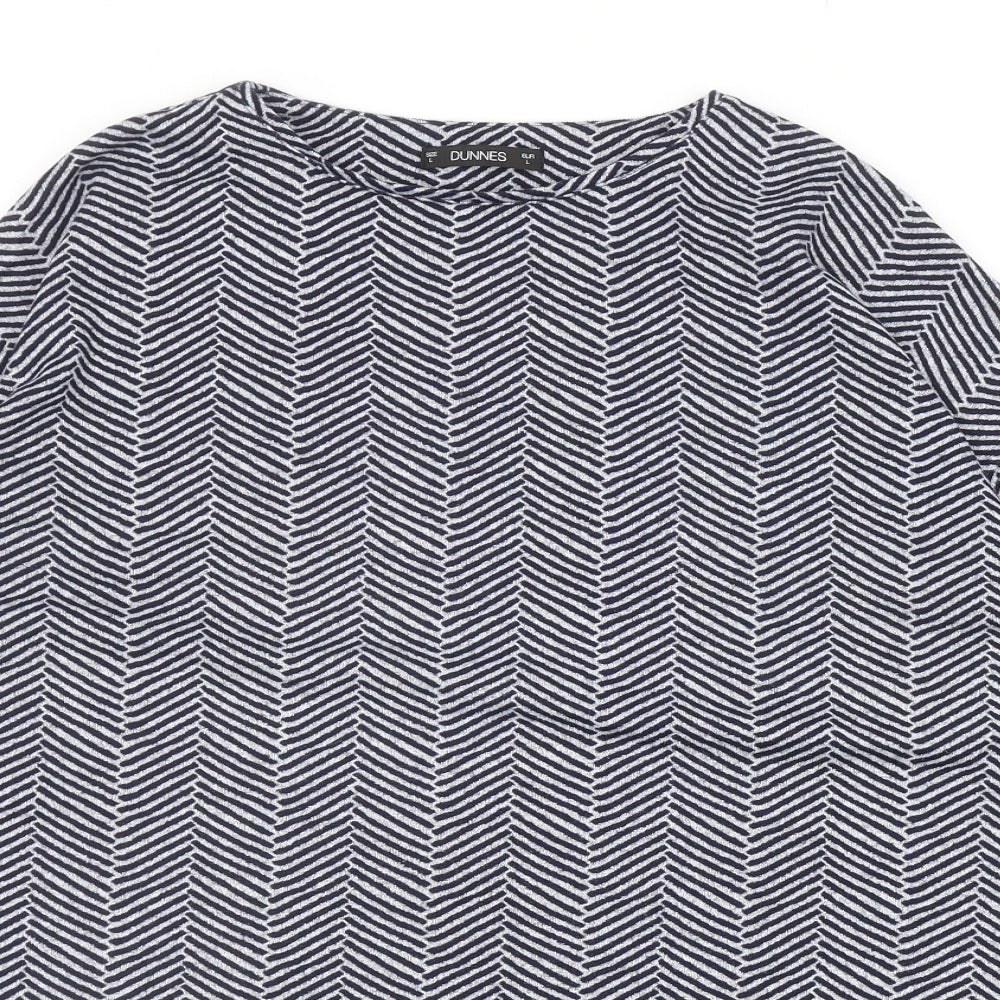 Womens UK Size L Dunnes Stores Blue Pullover Jumper