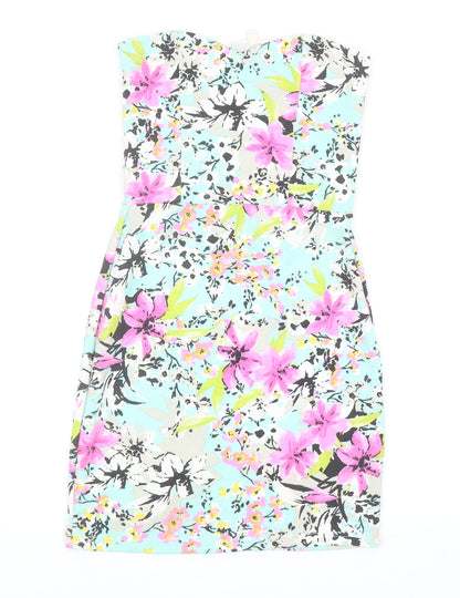 Annie Greenabelle Womens Multicoloured Floral Polyester Mini Size 8 Sweetheart Pullover - Bandea