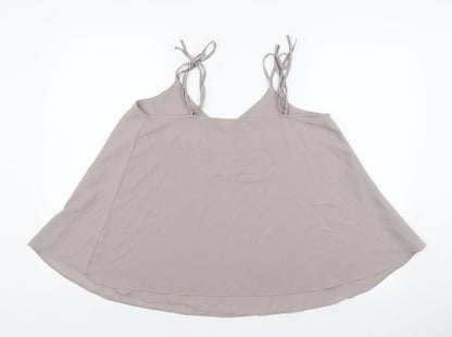 Womens UK Size 10 Urban Mist Grey Camisole Tank