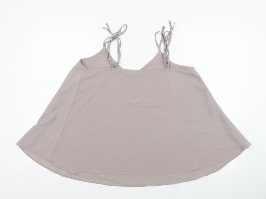 Womens UK Size 10 Urban Mist Grey Camisole Tank