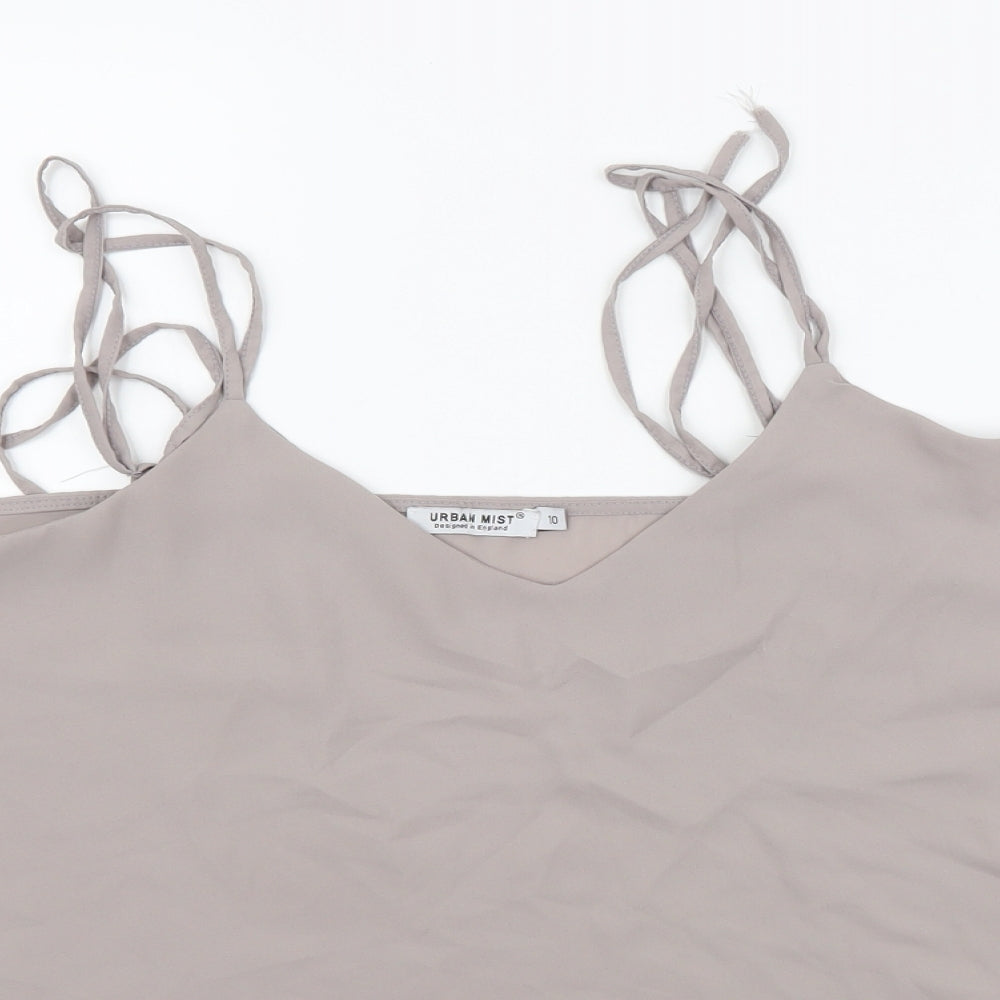 Womens UK Size 10 Urban Mist Grey Camisole Tank