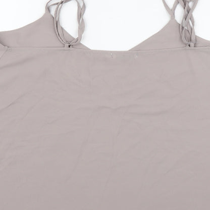 Womens UK Size 10 Urban Mist Grey Camisole Tank