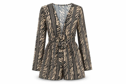 Womens UK Size 8 PRETTYLITTLETHING One-Piece Beige Playsuit