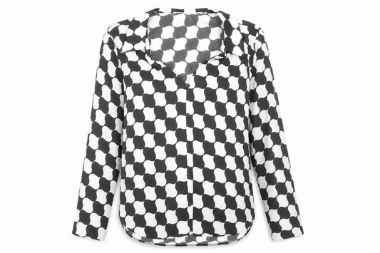 Womens UK Size 12 Primark Black Basic Blouse
