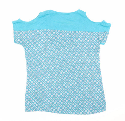 Womens UK Size 16 NEXT Blue Basic T-Shirt