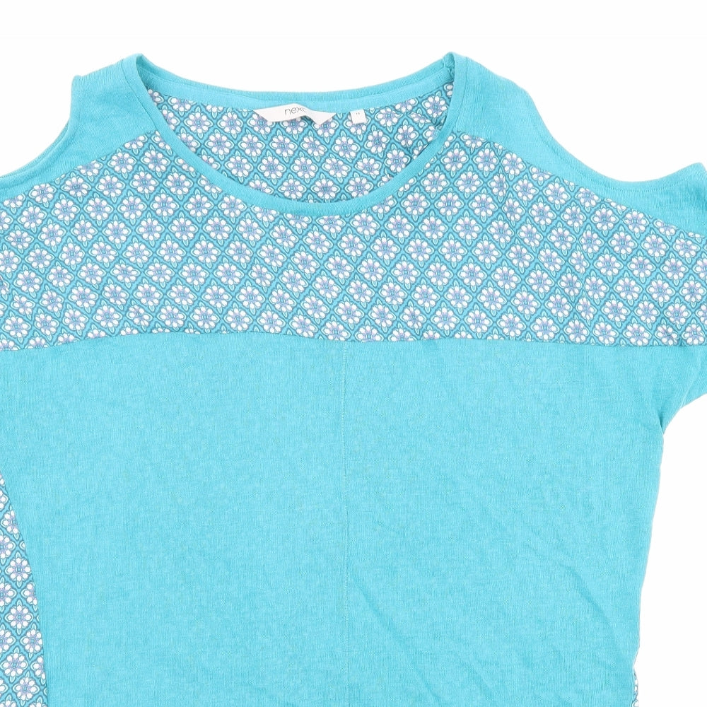 Womens UK Size 16 NEXT Blue Basic T-Shirt