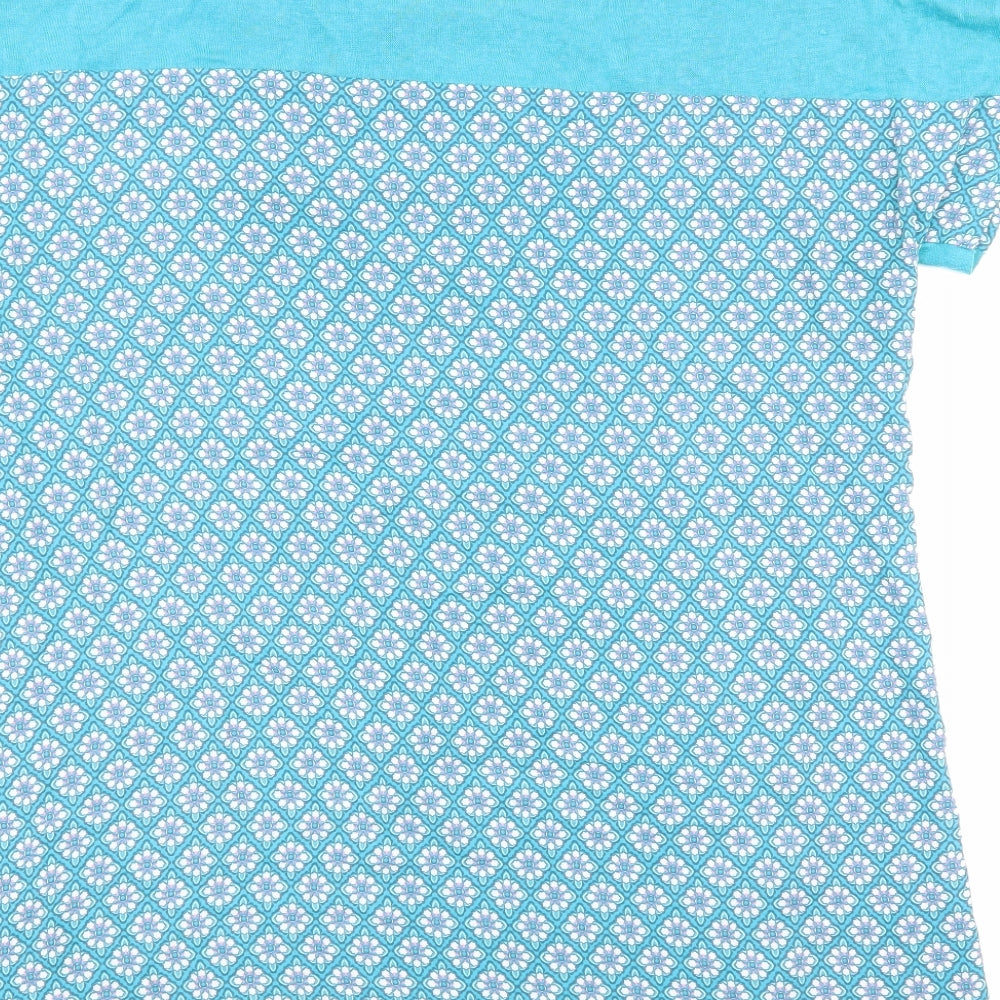 Womens UK Size 16 NEXT Blue Basic T-Shirt