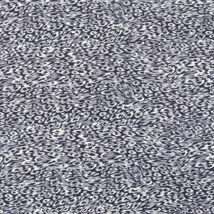 Primark Womens Blue Geometric Polyester Basic Blouse Size 10 V-Neck - Navy blue and white pattern