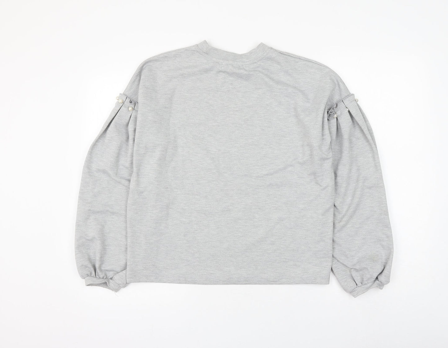 Padini Authentics Womens Grey Cotton Pullover Sweatshirt Size M Pullover