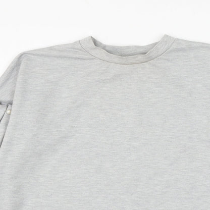 Padini Authentics Womens Grey Cotton Pullover Sweatshirt Size M Pullover