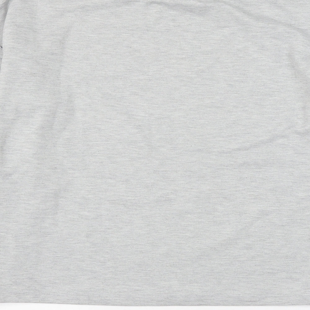 Padini Authentics Womens Grey Cotton Pullover Sweatshirt Size M Pullover