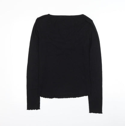 Womens UK Size S Na-kd Black Pullover Jumper