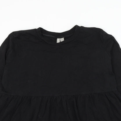 Womens UK Size 12 ASOS Black Basic Blouse
