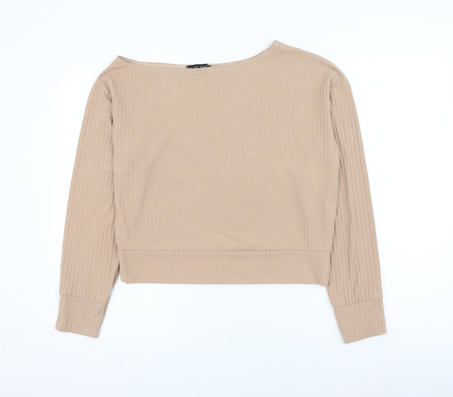Womens UK Size 12 In the Style Brown Pullover Jumper