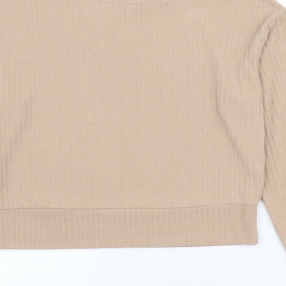 Womens UK Size 12 In the Style Brown Pullover Jumper