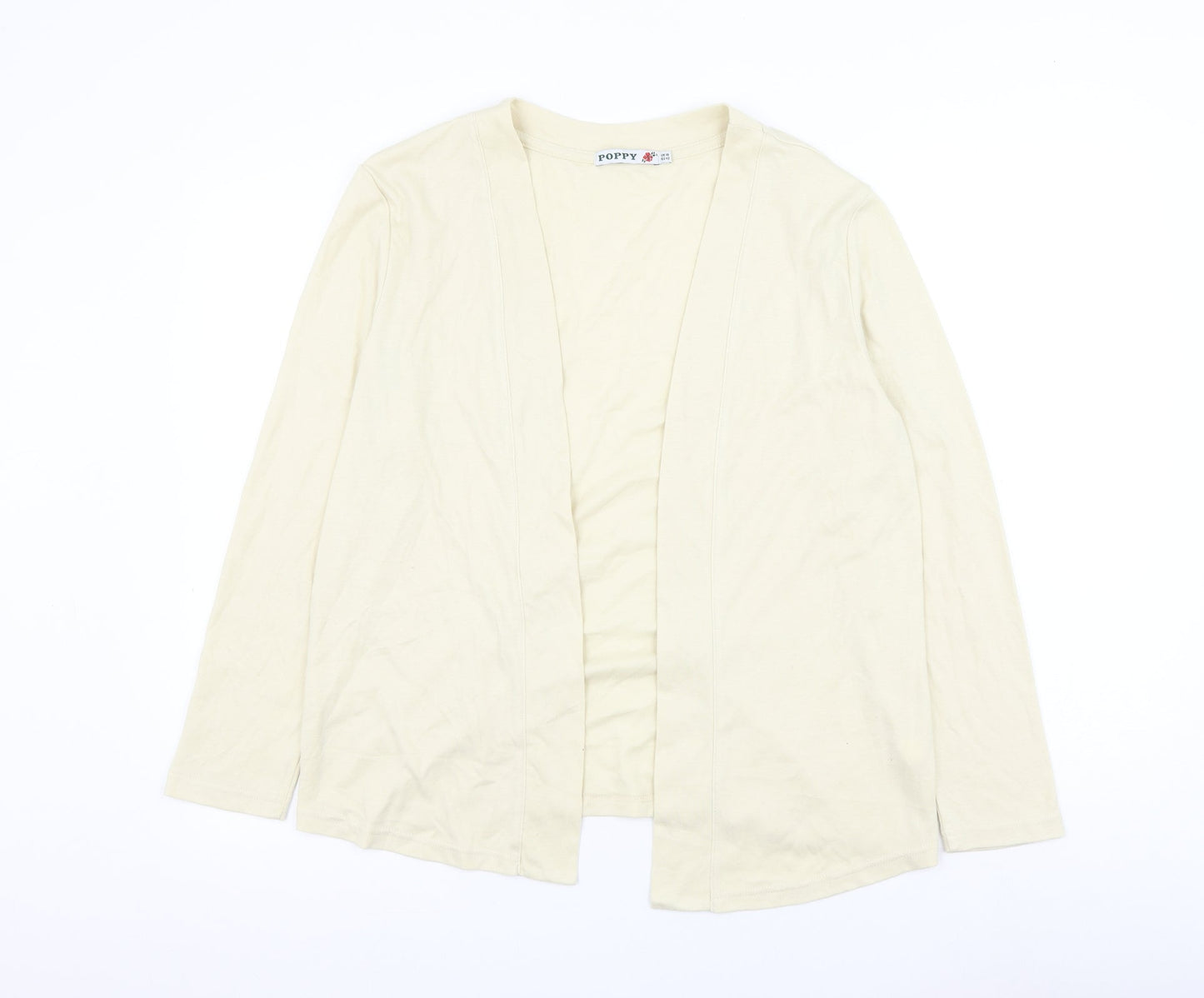 Womens UK Size 16 Poppy Beige Cardigan Jumper