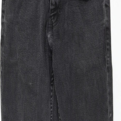 Zara Womens Grey Polyester Skinny Jeans Size 10 L30 in Regular Zip