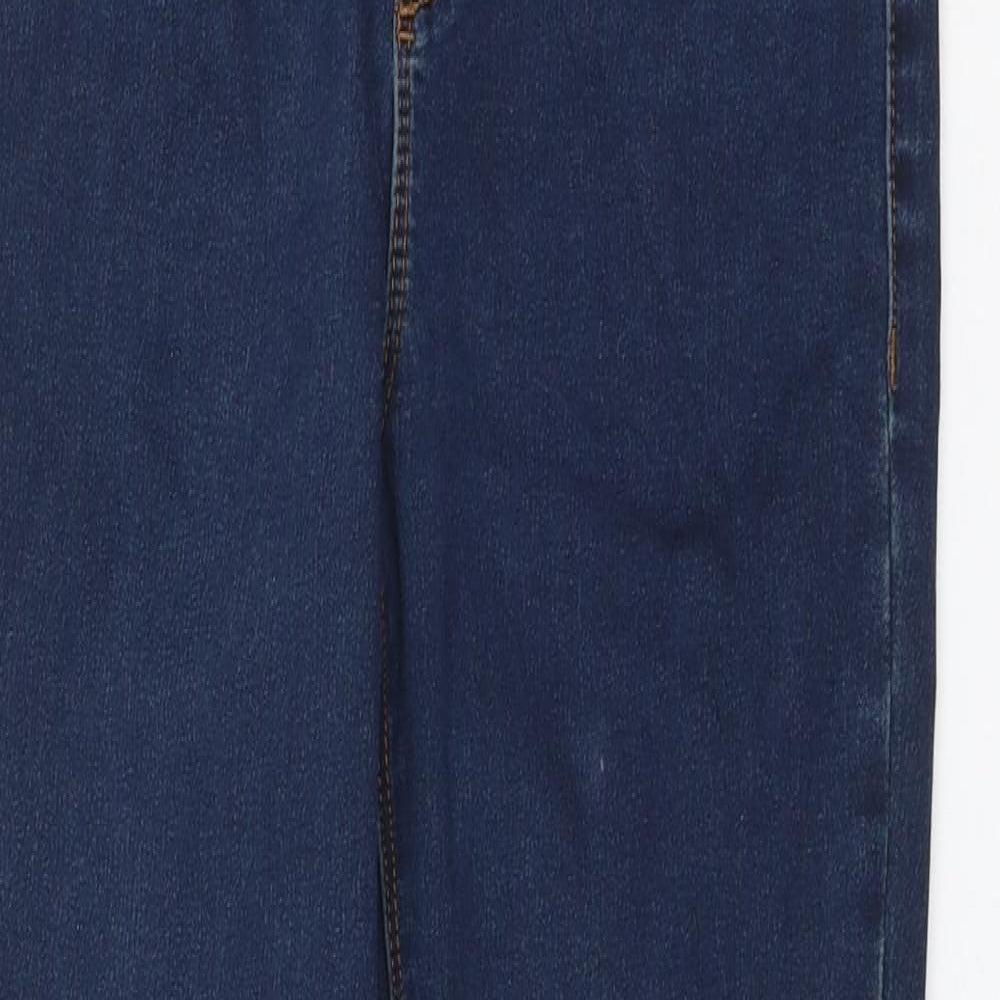 Womens UK Size 10 Vice Regular Fit Skinny Blue Jeans