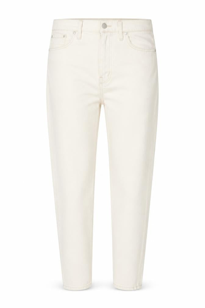 Womens UK Size 40 in Autograph Regular Fit Tapered Ivory Jeans