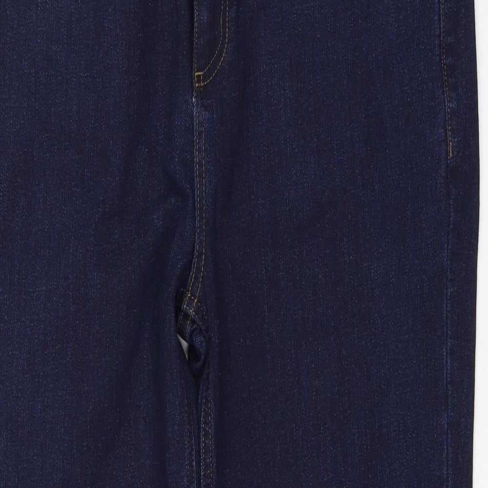 incorporate Wear Womens Blue Cotton Straight Jeans Size 34 in L30 in Regular Zip