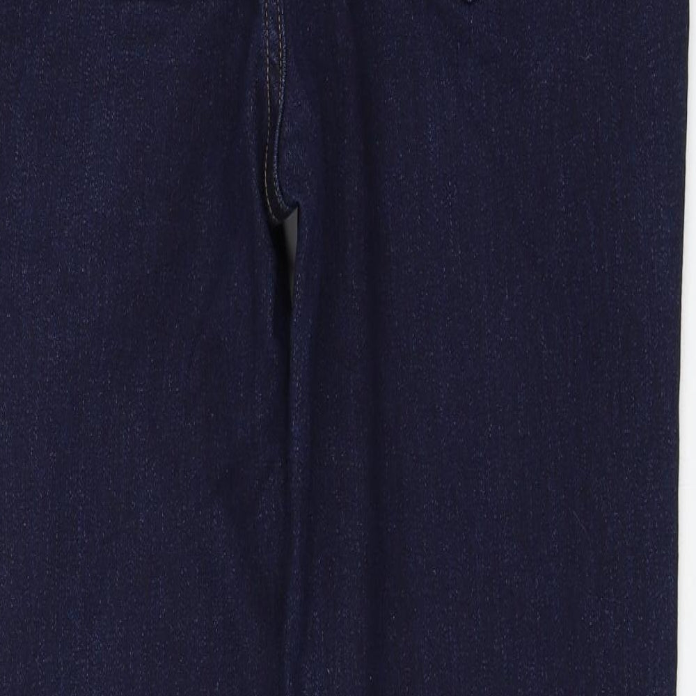 incorporate Wear Womens Blue Cotton Straight Jeans Size 34 in L30 in Regular Zip