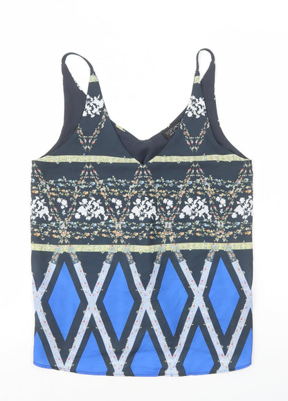 Womens UK Size 8 Topshop Multicoloured Camisole Tank