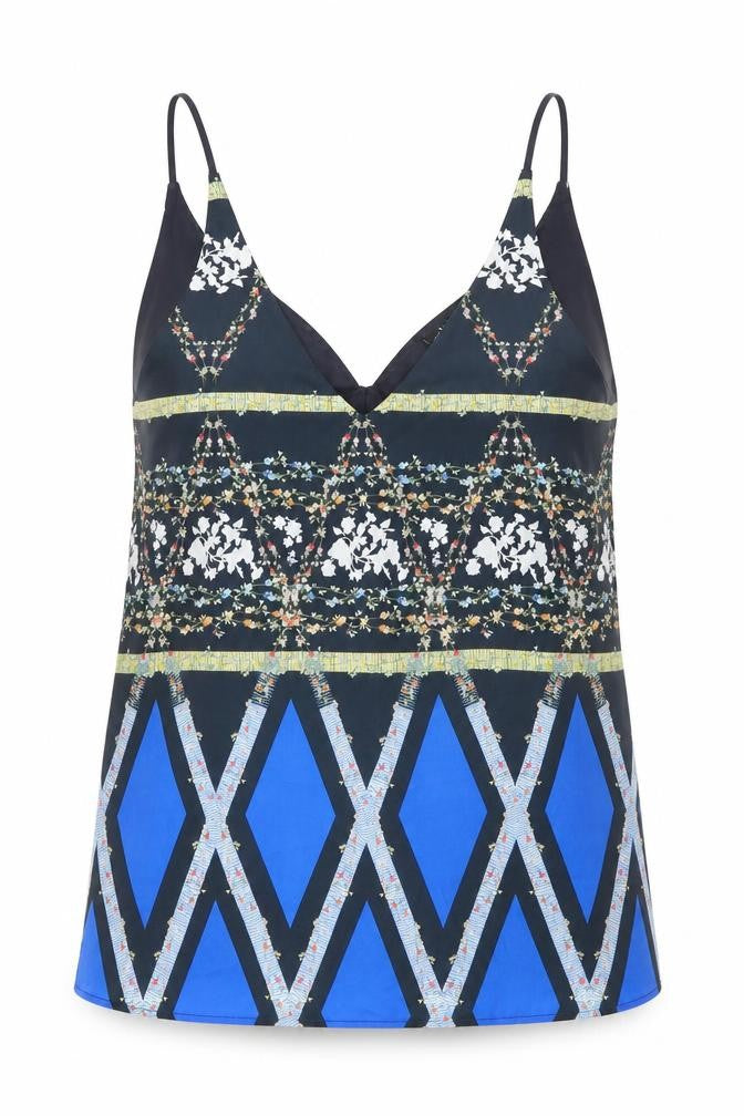 Womens UK Size 8 Topshop Multicoloured Camisole Tank