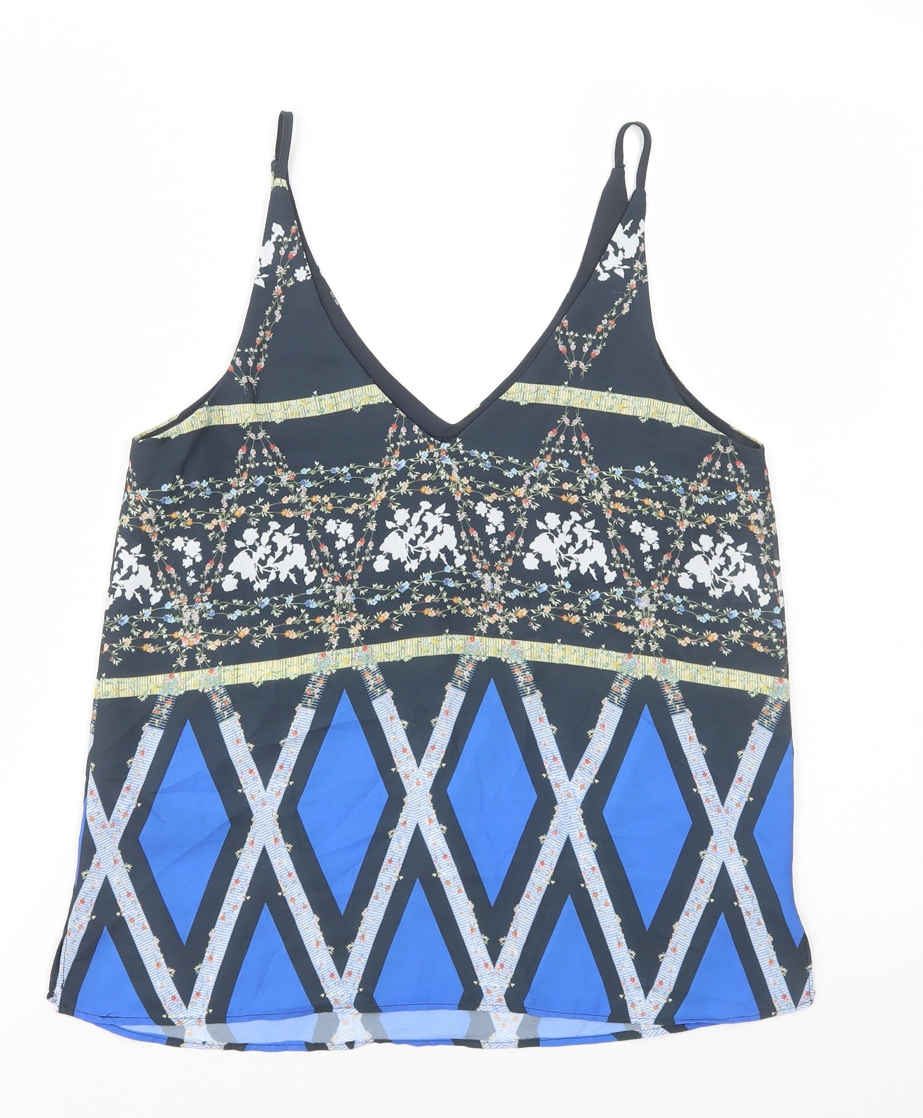 Womens UK Size 8 Topshop Multicoloured Camisole Tank