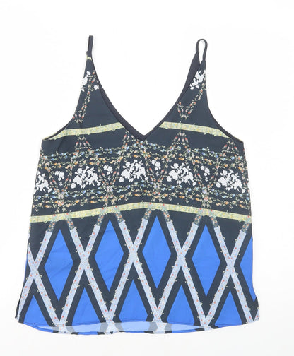 Womens UK Size 8 Topshop Multicoloured Camisole Tank