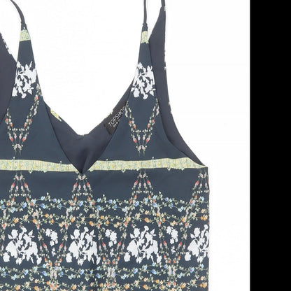 Womens UK Size 8 Topshop Multicoloured Camisole Tank
