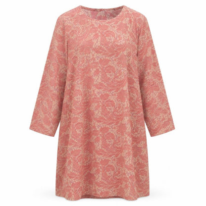 Koshibo Super Womens Multicoloured Geometric Polyethylene A-Line Size L Square Neck Pullover