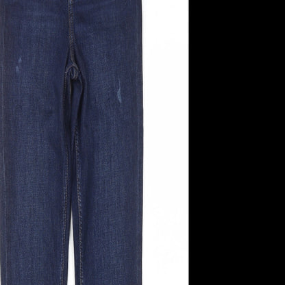Womens UK Size 6 Marks and Spencer Regular Fit Skinny Blue Jeans