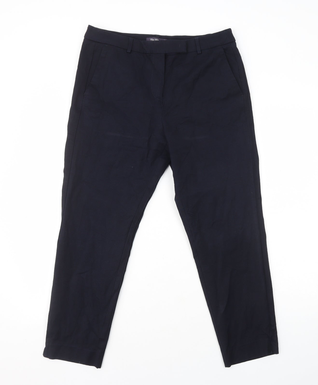 Womens UK Size 14 Marks and Spencer Regular Fit Dress Pants Blue Trousers