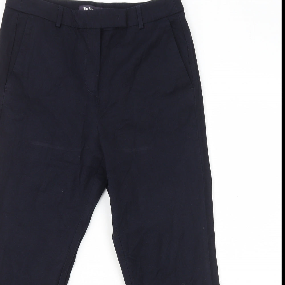Womens UK Size 14 Marks and Spencer Regular Fit Dress Pants Blue Trousers