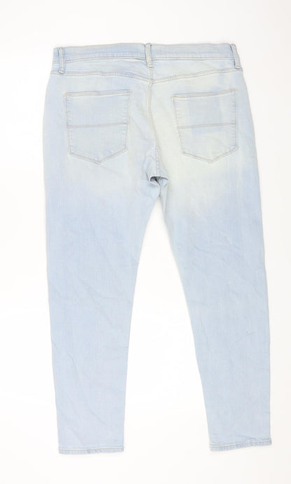 Womens UK Size 36 in Marks and Spencer Regular Fit Straight Blue Jeans