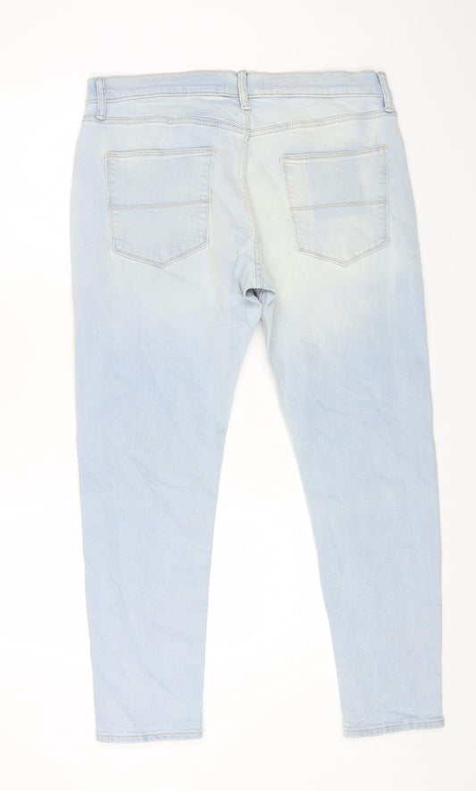 Womens UK Size 36 in Marks and Spencer Regular Fit Straight Blue Jeans
