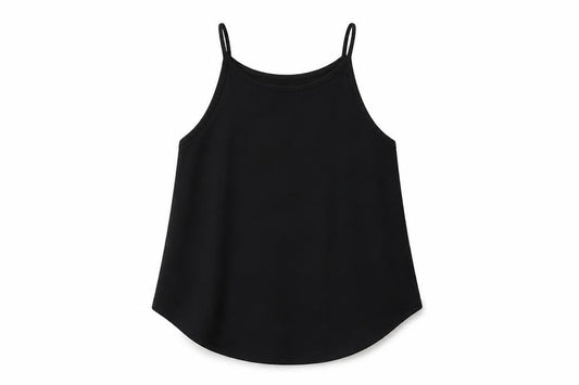 Abercrombie & Fitch Womens Black Polyester Camisole Tank Size S Round Neck