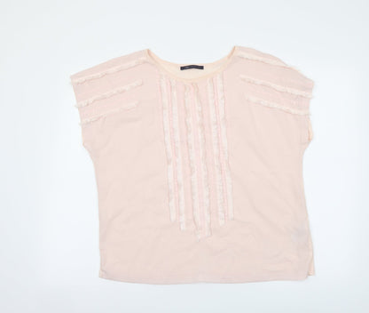 Womens UK Size 12 Marks and Spencer Pink Basic Polo
