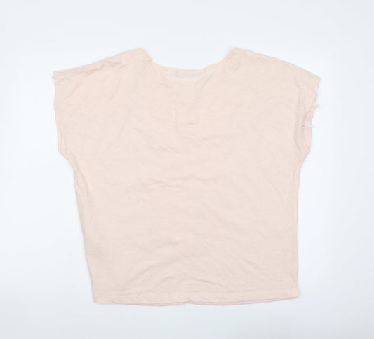 Womens UK Size 12 Marks and Spencer Pink Basic Polo