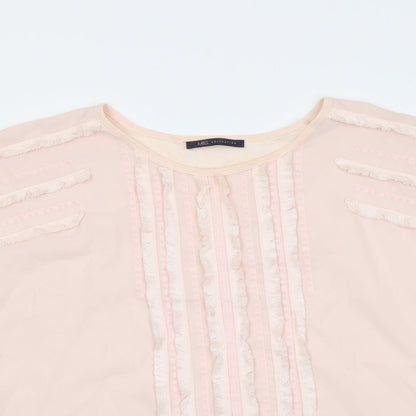 Womens UK Size 12 Marks and Spencer Pink Basic Polo