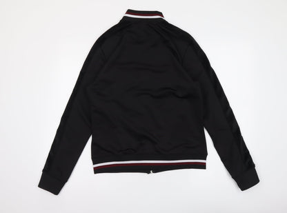 Project X Paris Womens Black Polyester Full Zip Sweatshirt Size L Zip
