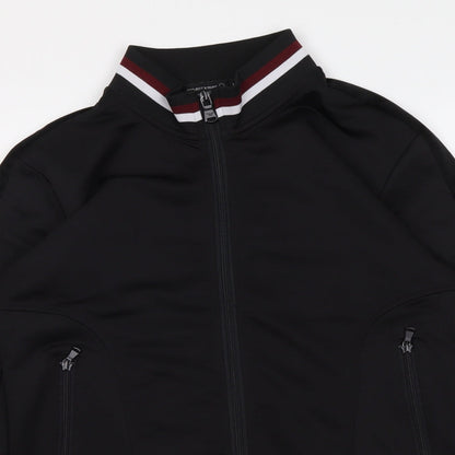 Project X Paris Womens Black Polyester Full Zip Sweatshirt Size L Zip