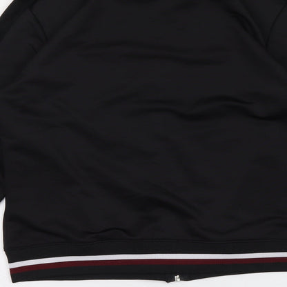Project X Paris Womens Black Polyester Full Zip Sweatshirt Size L Zip