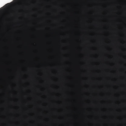 Womens UK Size 8 ASOS Black Basic Button-Up