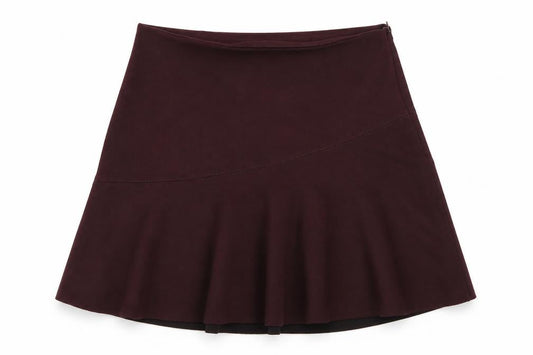 Womens UK Size 8 NEXT Flare Velour Skirt